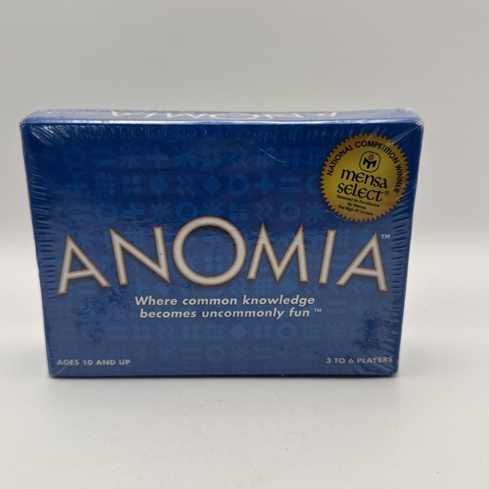 Anomia Card Game - 2012 - Award Winning - Ages 10 & Up - 3 To 6 Players NEW